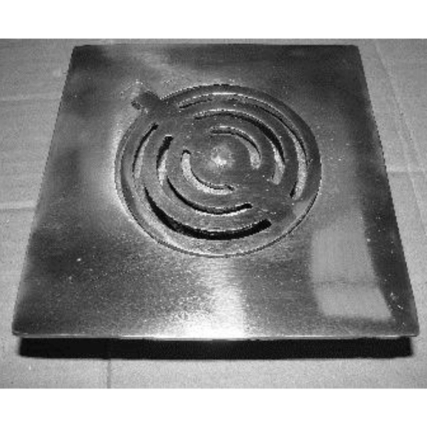 Polished Aluminum Drain 10 cm